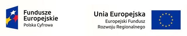 Logotypy, Fundusze europejskie oraz Unia Europejska - Europejski Fundsz Rozwoju Regionalnego